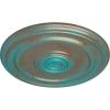 imageEkena Millwork CM20KP 19 34OD x 1 2P Kepler Traditional Ceiling Medallion For Canopies up To 4 12 WhiteCopper Green Patina Metallic Series