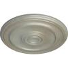 imageEkena Millwork CM20KP 19 34OD x 1 2P Kepler Traditional Ceiling Medallion For Canopies up To 4 12 WhiteFlash Gold Metallic Series