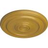 imageEkena Millwork CM20KP 19 34OD x 1 2P Kepler Traditional Ceiling Medallion For Canopies up To 4 12 WhiteIridescent Gold Metallic Series