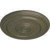 imageEkena Millwork CM20KP 19 34OD x 1 2P Kepler Traditional Ceiling Medallion For Canopies up To 4 12 WhitePainted Turtle Flat Finish