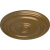 imageEkena Millwork CM20KP 19 34OD x 1 2P Kepler Traditional Ceiling Medallion For Canopies up To 4 12 WhitePale Gold Metallic Series