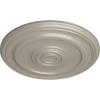 imageEkena Millwork CM20KP 19 34OD x 1 2P Kepler Traditional Ceiling Medallion For Canopies up To 4 12 WhitePearl White Metallic Series