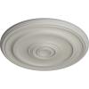 imageEkena Millwork CM20KP 19 34OD x 1 2P Kepler Traditional Ceiling Medallion For Canopies up To 4 12 WhitePot of Cream Flat Finish