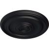 imageEkena Millwork CM20KP 19 34OD x 1 2P Kepler Traditional Ceiling Medallion For Canopies up To 4 12 WhiteSteel Gray Metallic Series