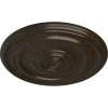 imageEkena Millwork CM20KP 19 34OD x 1 2P Kepler Traditional Ceiling Medallion For Canopies up To 4 12 WhiteStone Hearth Crackle Flat Finish
