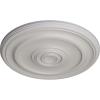 imageEkena Millwork CM20KP 19 34OD x 1 2P Kepler Traditional Ceiling Medallion For Canopies up To 4 12 WhiteUltra Pure White Flat Finish