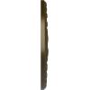 imageEkena Millwork CM20PMUWF Palmetto Ceiling Medallion fits Canopies up to 5 Ultra Pure WhiteBrass Metallic Series