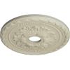 imageEkena Millwork CM20PMUWF Palmetto Ceiling Medallion fits Canopies up to 5 Ultra Pure WhiteClear Yellow Flat Finish