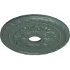 imageEkena Millwork CM20PMUWF Palmetto Ceiling Medallion fits Canopies up to 5 Ultra Pure WhiteCloud Burst Flat Finish