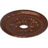 imageEkena Millwork CM20PMUWF Palmetto Ceiling Medallion fits Canopies up to 5 Ultra Pure WhiteCopper Penny Metallic Series