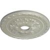 imageEkena Millwork CM20PMUWF Palmetto Ceiling Medallion fits Canopies up to 5 Ultra Pure WhiteFlash Copper Metallic Series