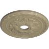 imageEkena Millwork CM20PMUWF Palmetto Ceiling Medallion fits Canopies up to 5 Ultra Pure WhiteGobi Desert Flat Finish