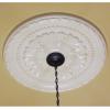 imageEkena Millwork CM20PMUWF Palmetto Ceiling Medallion fits Canopies up to 5 Ultra Pure WhiteMississippi Mud Flat Finish