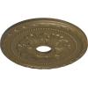 imageEkena Millwork CM20PMUWF Palmetto Ceiling Medallion fits Canopies up to 5 Ultra Pure WhiteMississippi Mud Flat Finish