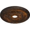 imageEkena Millwork CM20PMUWF Palmetto Ceiling Medallion fits Canopies up to 5 Ultra Pure WhiteRust Metallic Series