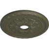 imageEkena Millwork CM20PMUWF Palmetto Ceiling Medallion fits Canopies up to 5 Ultra Pure WhiteWitch Hazel Flat Finish