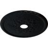 imageEkena Millwork CM22GR 22 58Inch OD x 3 58Inch ID x 58Inch P Grape Ceiling MedallionJet Black Flat Finish