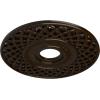 imageEkena Millwork CM22RBUWF Robin Ceiling Medallion Ultra Pure WhiteBronze Metallic Series