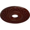 imageEkena Millwork CM22RBUWF Robin Ceiling Medallion Ultra Pure WhiteBrushed Mahogany Flat Finish
