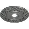 imageEkena Millwork CM22RBUWF Robin Ceiling Medallion Ultra Pure WhiteSilver Metallic Series
