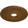 imageEkena Millwork CM22RBUWF Robin Ceiling Medallion Ultra Pure WhiteSmokey Topaz Flat Finish