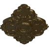 imageEkena Millwork CM37X26PE Piedmont Ceiling Medallion 37W x 26H x 1 38P Factory PrimedHandPainted Brass