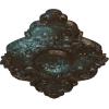 imageEkena Millwork CM37X26PE Piedmont Ceiling Medallion 37W x 26H x 1 38P Factory PrimedHandPainted Bronze Blue Patina