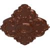 imageEkena Millwork CM37X26PE Piedmont Ceiling Medallion 37W x 26H x 1 38P Factory PrimedHandPainted Copper Penny