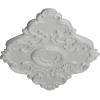 imageEkena Millwork CM37X26PE Piedmont Ceiling Medallion 37W x 26H x 1 38P Factory PrimedHandPainted Frost