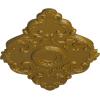 imageEkena Millwork CM37X26PE Piedmont Ceiling Medallion 37W x 26H x 1 38P Factory PrimedHandPainted Gold
