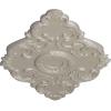 imageEkena Millwork CM37X26PE Piedmont Ceiling Medallion 37W x 26H x 1 38P Factory PrimedHandPainted Pearl White