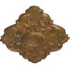 imageEkena Millwork CM37X26PE Piedmont Ceiling Medallion 37W x 26H x 1 38P Factory PrimedHandPainted Rubbed Bronze