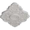 imageEkena Millwork CM37X26PE Piedmont Ceiling Medallion 37W x 26H x 1 38P Factory PrimedHandPainted Ultra Pure White