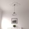 imageEkena Millwork CM37X26PE Piedmont Ceiling Medallion 37W x 26H x 1 38P Factory PrimedPrimed White