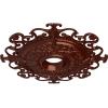 imageEkena Millwork CM38OLSGS 38 38OD X 6 58ID X 2 78P Orleans Ceiling Medallion Fits Canopies Up To 8 14 Steel GrayAntique Copper Metallic Series