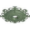 imageEkena Millwork CM38OLSGS 38 38OD X 6 58ID X 2 78P Orleans Ceiling Medallion Fits Canopies Up To 8 14 Steel GrayAthenian Green Flat Finish