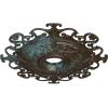 imageEkena Millwork CM38OLSGS 38 38OD X 6 58ID X 2 78P Orleans Ceiling Medallion Fits Canopies Up To 8 14 Steel GrayBronze Blue Patina Metallic Series