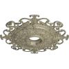 imageEkena Millwork CM38OLSGS 38 38OD X 6 58ID X 2 78P Orleans Ceiling Medallion Fits Canopies Up To 8 14 Steel GrayCastle Stone Crackle Flat Finish