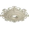 imageEkena Millwork CM38OLSGS 38 38OD X 6 58ID X 2 78P Orleans Ceiling Medallion Fits Canopies Up To 8 14 Steel GrayClear Yellow Flat Finish