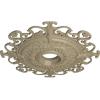 imageEkena Millwork CM38OLSGS 38 38OD X 6 58ID X 2 78P Orleans Ceiling Medallion Fits Canopies Up To 8 14 Steel GrayGobi Desert Flat Finish