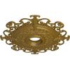 imageEkena Millwork CM38OLSGS 38 38OD X 6 58ID X 2 78P Orleans Ceiling Medallion Fits Canopies Up To 8 14 Steel GrayGold Rush Metallic Series
