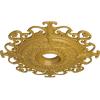 imageEkena Millwork CM38OLSGS 38 38OD X 6 58ID X 2 78P Orleans Ceiling Medallion Fits Canopies Up To 8 14 Steel GrayIridescent Gold Metallic Series