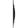 imageEkena Millwork CM38OLSGS 38 38OD X 6 58ID X 2 78P Orleans Ceiling Medallion Fits Canopies Up To 8 14 Steel GrayJet Black Flat Finish
