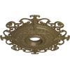 imageEkena Millwork CM38OLSGS 38 38OD X 6 58ID X 2 78P Orleans Ceiling Medallion Fits Canopies Up To 8 14 Steel GrayMississippi Mud Flat Finish