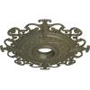 imageEkena Millwork CM38OLSGS 38 38OD X 6 58ID X 2 78P Orleans Ceiling Medallion Fits Canopies Up To 8 14 Steel GrayPainted Turtle Flat Finish
