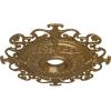 imageEkena Millwork CM38OLSGS 38 38OD X 6 58ID X 2 78P Orleans Ceiling Medallion Fits Canopies Up To 8 14 Steel GrayPale Gold Metallic Series
