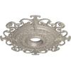 imageEkena Millwork CM38OLSGS 38 38OD X 6 58ID X 2 78P Orleans Ceiling Medallion Fits Canopies Up To 8 14 Steel GrayPearl White Metallic Series