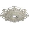 imageEkena Millwork CM38OLSGS 38 38OD X 6 58ID X 2 78P Orleans Ceiling Medallion Fits Canopies Up To 8 14 Steel GrayPot of Cream Crackle Flat Finish