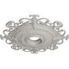imageEkena Millwork CM38OLSGS 38 38OD X 6 58ID X 2 78P Orleans Ceiling Medallion Fits Canopies Up To 8 14 Steel GrayPot of Cream Flat Finish