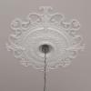 imageEkena Millwork CM38OLSGS 38 38OD X 6 58ID X 2 78P Orleans Ceiling Medallion Fits Canopies Up To 8 14 Steel GrayPrimed